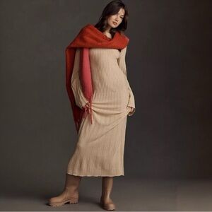 NWT Faithfull Serafia Long-Sleeve Maxi Dress